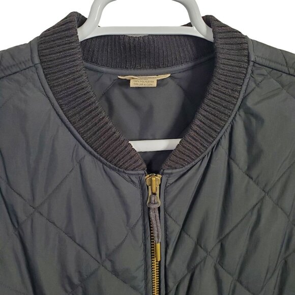 Duluth Trading Womens XXL Jacket Golden Harvest Quilted Bomber Full Zip Pockets - Picture 6 of 12